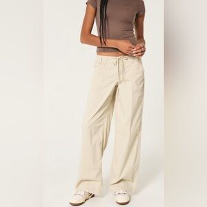 Hollister Adjustable Rise Parachute Baggy Pants